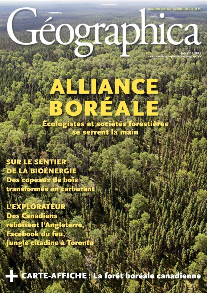 Couverture Géographica — L’Année des Forêts