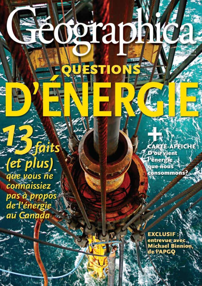 Couverture Géographica — 13 Faits sur l’Énergie